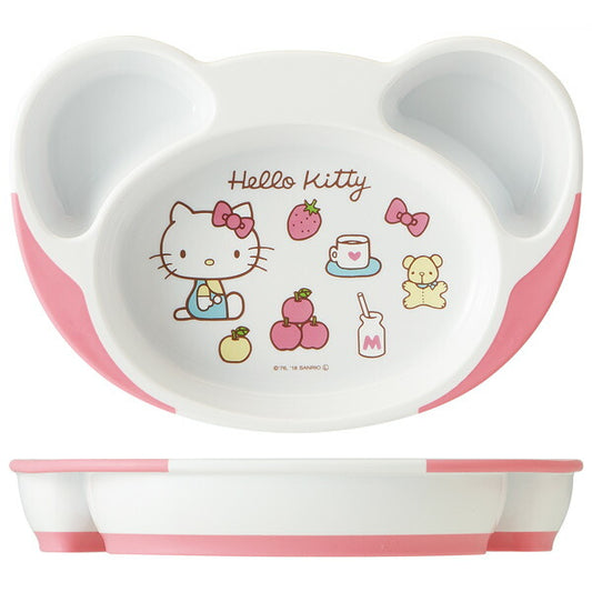Skater - Kids Easy-to-scoop Lunch Plate Hello Kitty