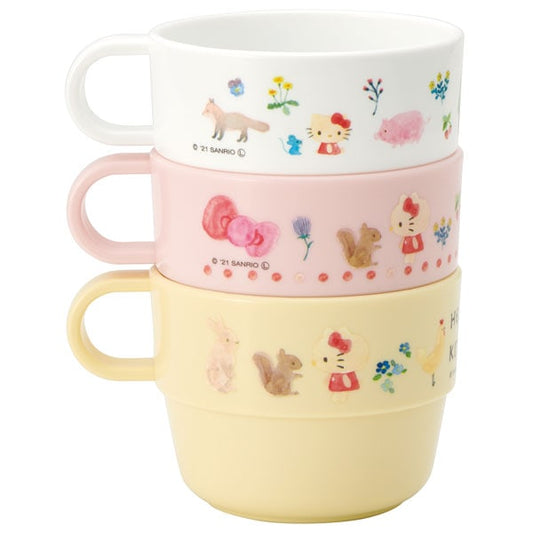 Skater - Stacking Cups for Kids Set of 3 Hello Kitty