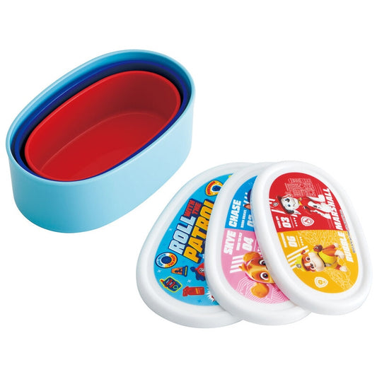 Skater - Antibacterial Food Container 3-Piece Set Paw Patrol