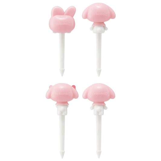 Skater - Sanrio Lunch Picks 4-pack Skewers Decoration My Melody