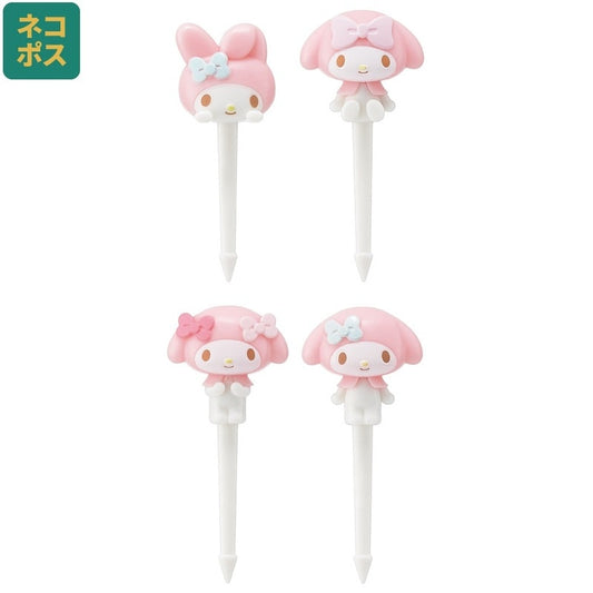 Skater - Sanrio Lunch Picks 4-pack Skewers Decoration My Melody