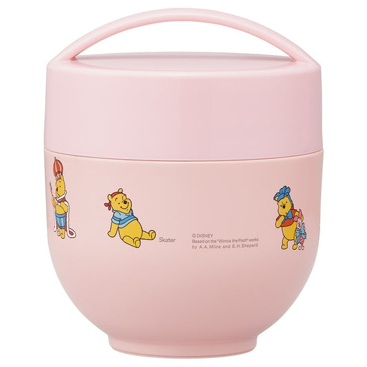 Skater - Antibacterial Vacuum Stainless Lunch Box with Handle 540ml Winnie the Pooh