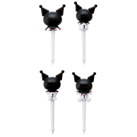 Skater - Sanrio Lunch Picks 4-pack Skewers Decoration Kuromi