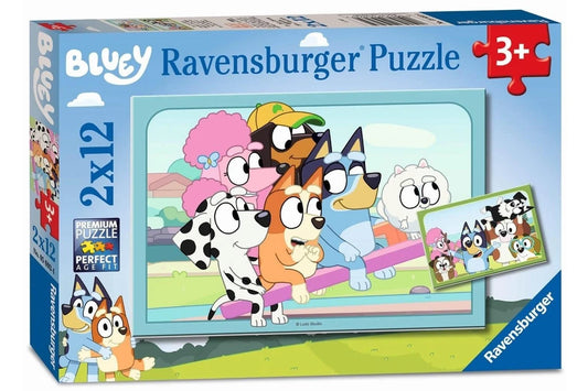 Ravensburger - Fun with Bluey Puzzle 2x12pc