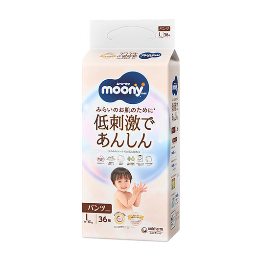 Moony - Pants Natural Moony L 9-14kg 36pcs