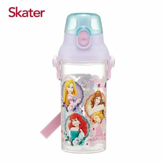 Skater - Antibacterial One-touch Water Bottle Disney Princess 480ml