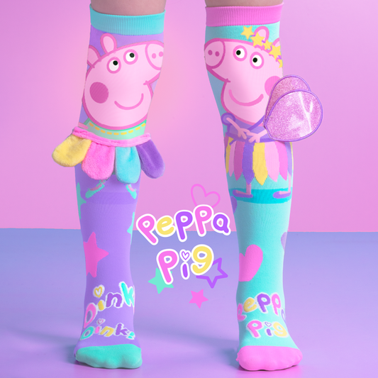 MADMIA - Peppa Pif Fairy Scoks- Kids & Adults Age 6 - 99Y