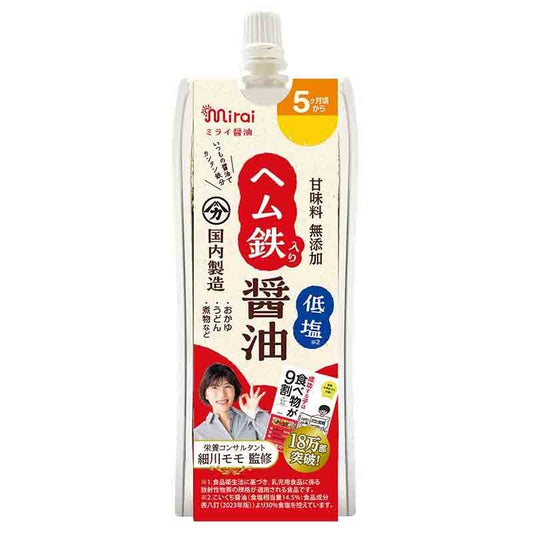 MIRAI - Baby Iron-Fortified Low-Sodium Soy Sauce 150ML 5M+