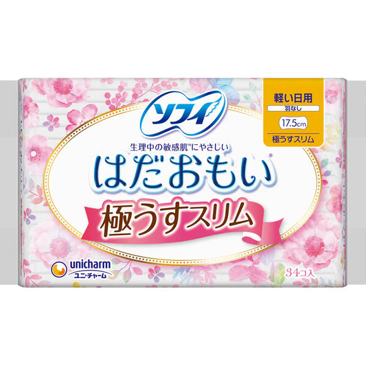 Unicharm Ultra-thin sanitary pad 17.5cm 34pcs