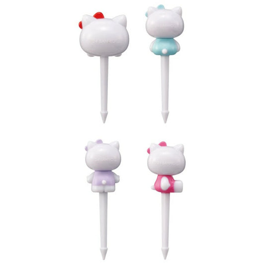Skater - Sanrio Lunch Picks 4-pack Skewers Decoration Hello Kitty