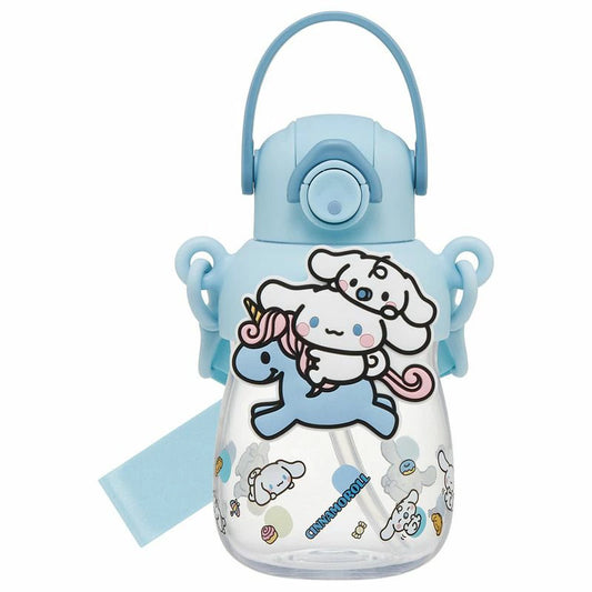 Skater - Straw Water Bottle with 3D Mascot 650mL Cinnamoroll