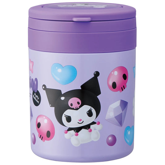Skater - Antibacterial Insulated Thermal Soup Jar 500ml Kuromi Puffy Ballon