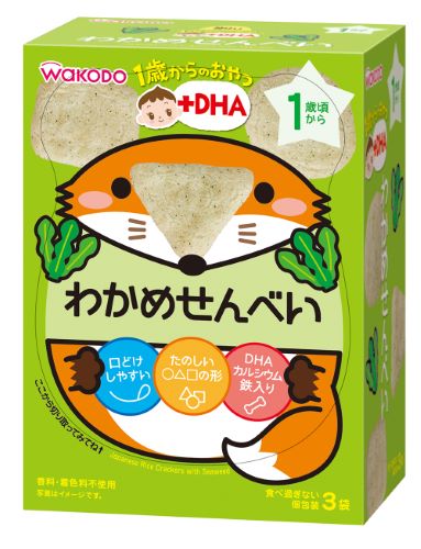 Wakodo - Baby Seaweed Rice Crackers 1Y+