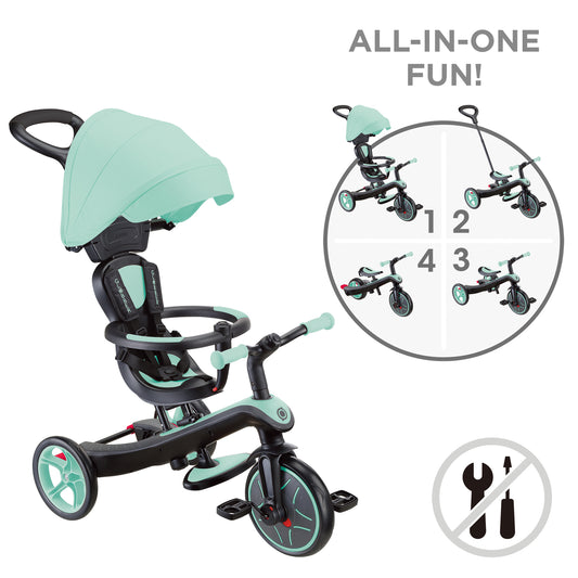 Globber - EXPLORER Trike 4 in 1 Mint