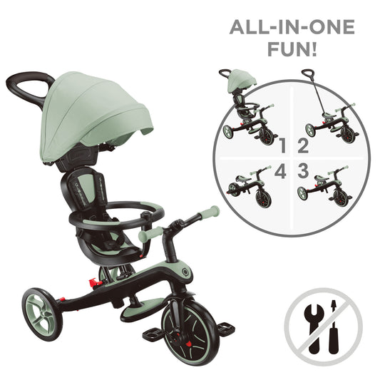 Globber - Explorer Trike 4 in 1 Sage