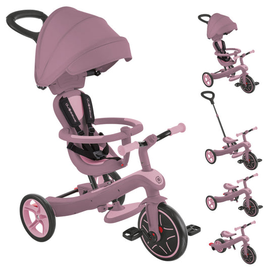 Globber - EXPLORER TRIKE 4in1 ECOLOGIC Berry