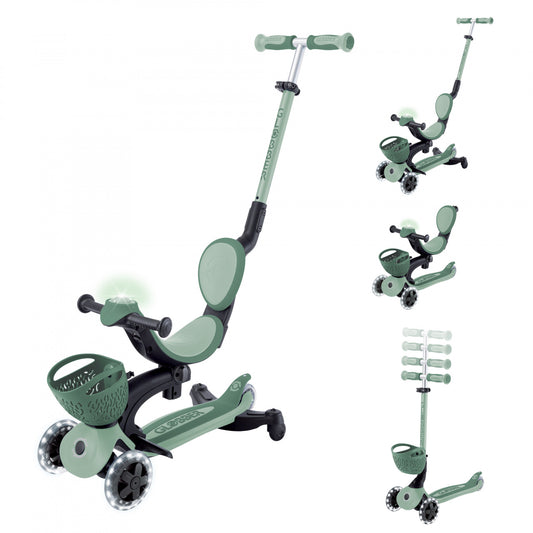 Globber - GO UP BABY Lights 360 Ride-On Scooter