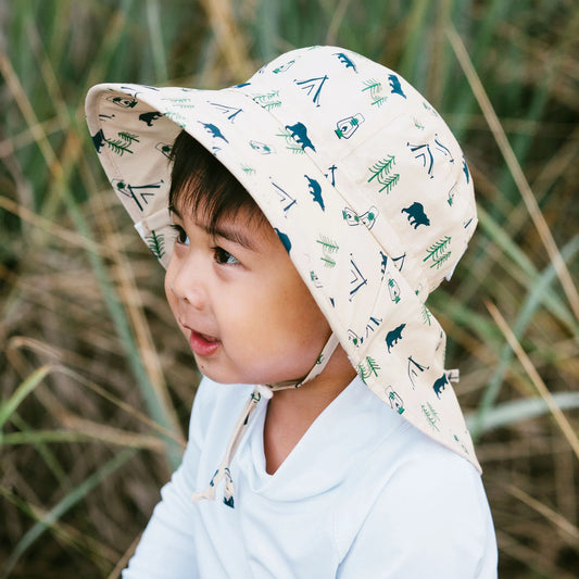 Jan & July - Kids Cotton Xplorer Hat - Bear Camp