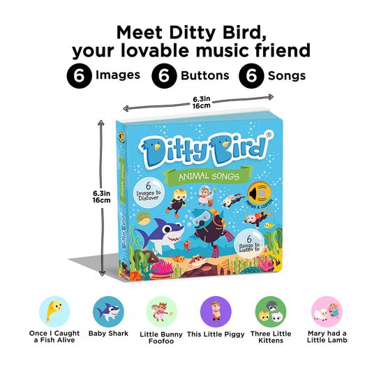 Ditty Bird - Animal Songs - USB-C rechargeable