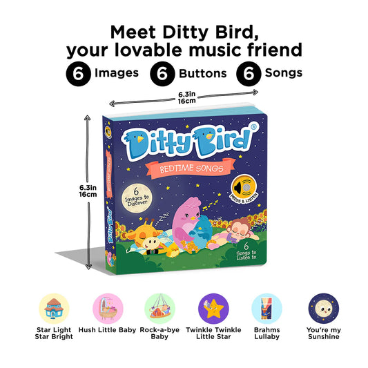 Ditty Bird - Bedtime Songs - USB-C rechargeable