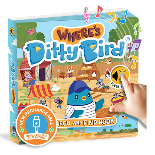 Ditty Bird - Where's Ditty Bird? - USB-C rechargeable
