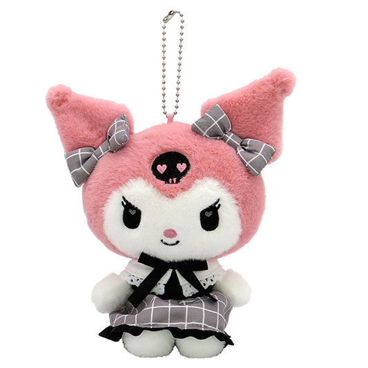 Sanrio Characters Black Graph Kuromi S Plush Keychain