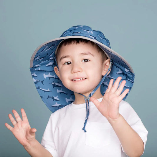 Jan & July Kids Aqua Dry Adventure Hat Shark