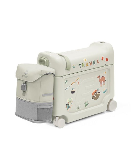 Stokke® - New Ride-on Suitcase for Kids JetKids™ BedBox™ Bundle Sea Green