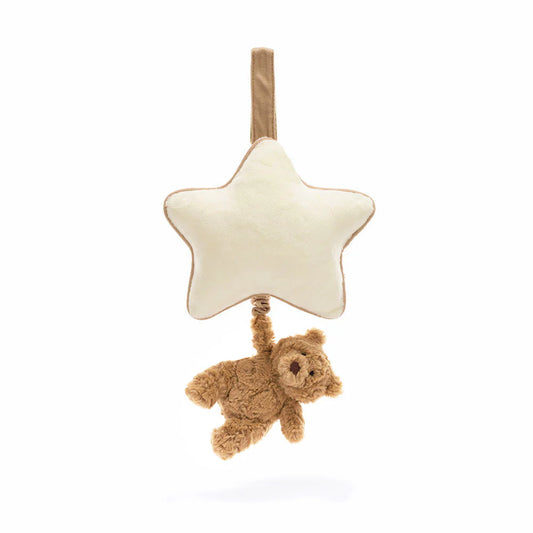 Jellycat - Musical Pull Bartholomew Bear 30cm