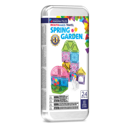 MAGNA-TILES - Spring Garden 24-Piece Travel Set