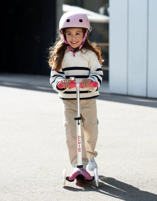 Micro - Mini Deluxe Glitter LED 3 Wheel Scooter
