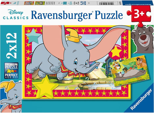 Ravesburger - Disney Classics Adventure is Calling 2 x 12pc puzzles