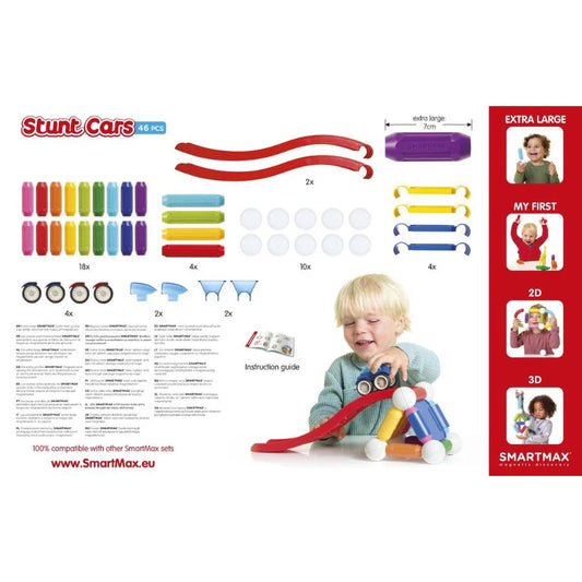 SmartMax - Magnetic Discovery Stunt Cars