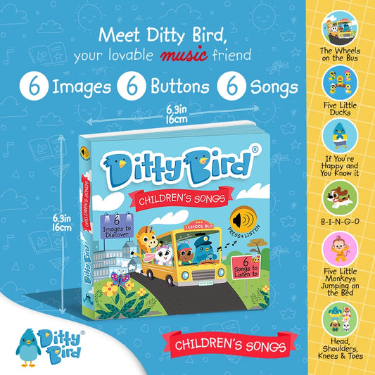 Ditty Bird - Childrens Songs Board Book