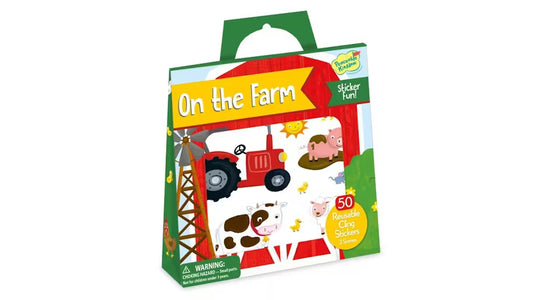 Peaceable Kingdom - On The Farm Reusable Sticker Tote