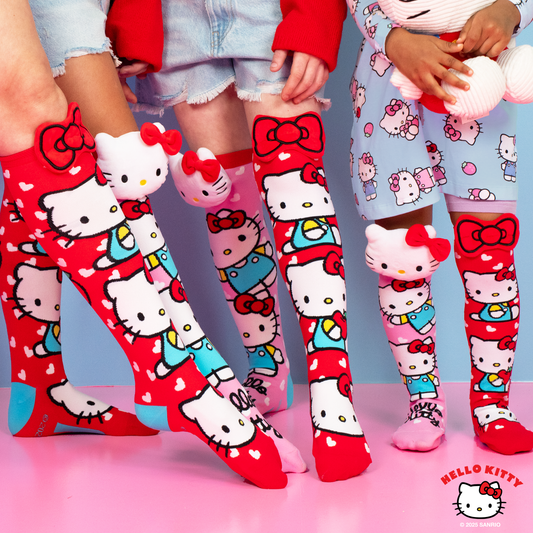 MADMIA - Hello Kitty Scoks- Kids & Adults Age 6 - 99Y