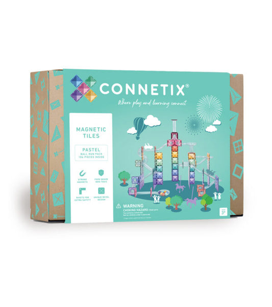 CONNETIX - 106pcs Pastel Ball Run Pack