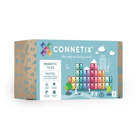 CONNETIX - Pastel Rectangle Pack 24 pc
