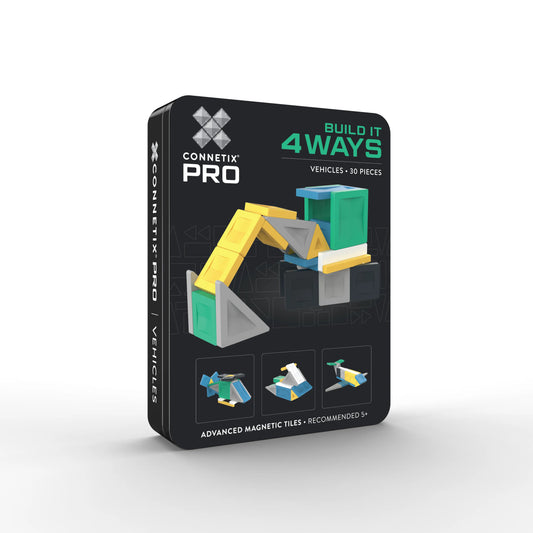 CONNETIX - PRO Build It 4 Ways Vehicles Pack 30 pc