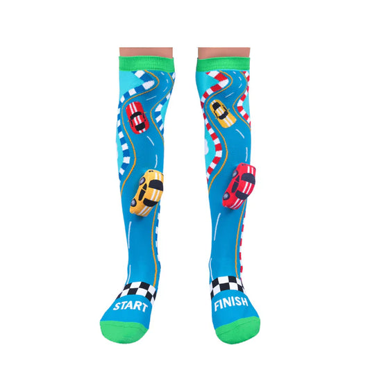 MADMIA - Racing Cars Socks - Kids & Adults Age 6 - 99Y