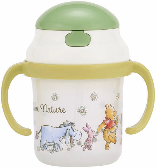 Skater - Double Handle Straw Bottle 230ml Winnie the Pooh