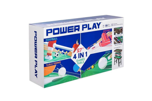 Power Play - 4 in 1 Game Table - 27 inch