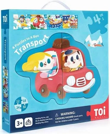 TOI - 4 in 1 Puzzles - Gift Boxes