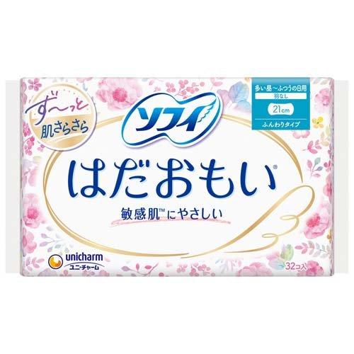 Unicharm - Sofy Skin-friendly Regular Daily Use Without Wings 21cm 32pcs
