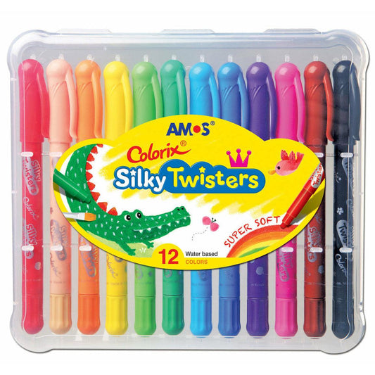Amos-Colorix Silky Twisters 12 Pack - Baby Harbour