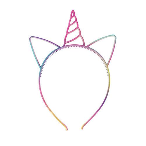 Pink Poppy - Caticorn Dreams Pastel Rainbow Unicorn Horn Headba - Baby Harbour