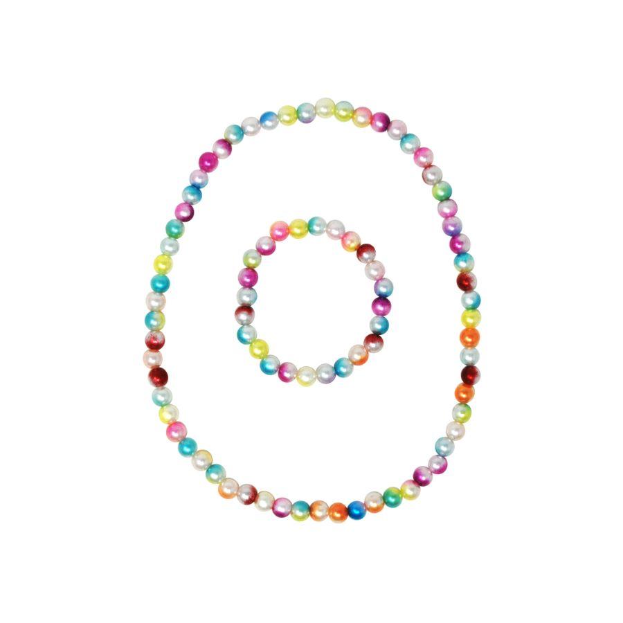 Rainbow pearl deals bracelet