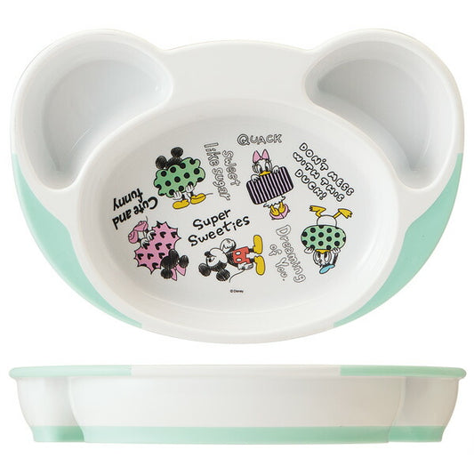 Skater - Kids Easy-to-scoop Lunch Plate Mickey Mouse