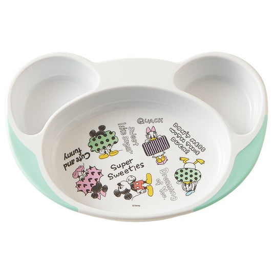 Skater - Kids Easy-to-scoop Lunch Plate Mickey Mouse