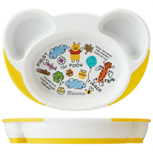 Skater - Kids Easy-to-scoop Lunch Plate Winnie the Pooh